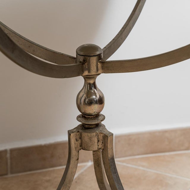 Metal Coffee Table in Marble and Metal, 1950s For Sale - Image 7 of 12