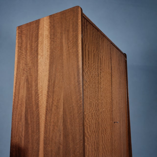 Vintage Wardrobe in Walnut by Tatra Nabytok, 1970s For Sale - Image 11 of 13