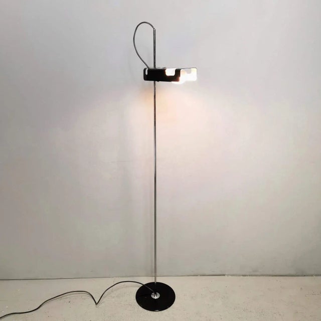 Spider Floor Lamp by Joe Colombo for Oluce, 1970s, in Very Good conditions. Designed 1960 to 1969 This piece has an...
