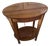 1990s Baker Furniture - Laura Ashley - Oval Cherry Wood Occasional Table For Sale