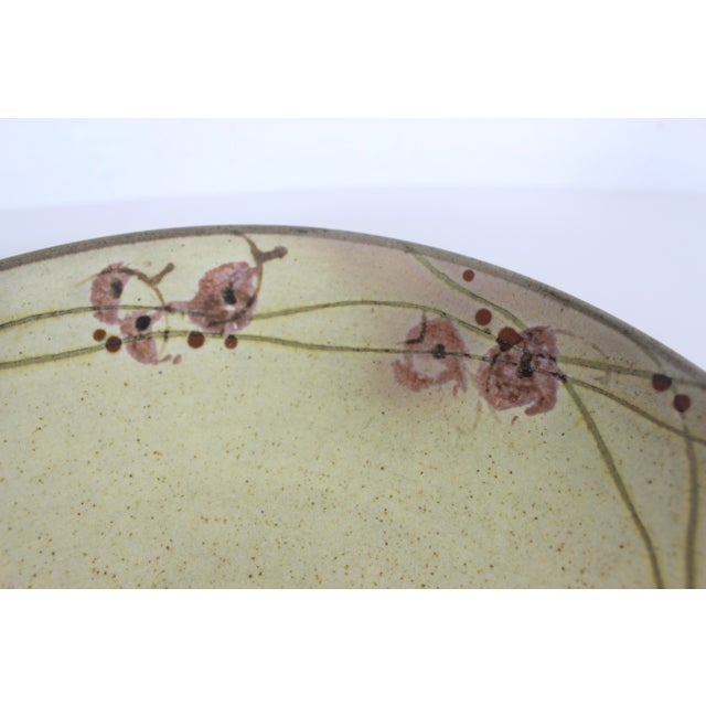 Vintage Pottery Serving Bowl For Sale - Image 6 of 11