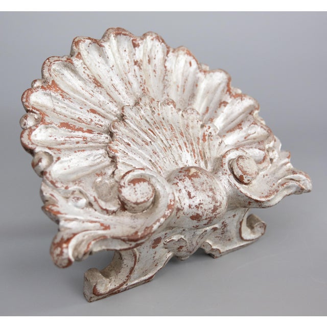 Silver Vintage Italian Silver Giltwood Shell Decor Easel Book Stand For Sale - Image 8 of 8