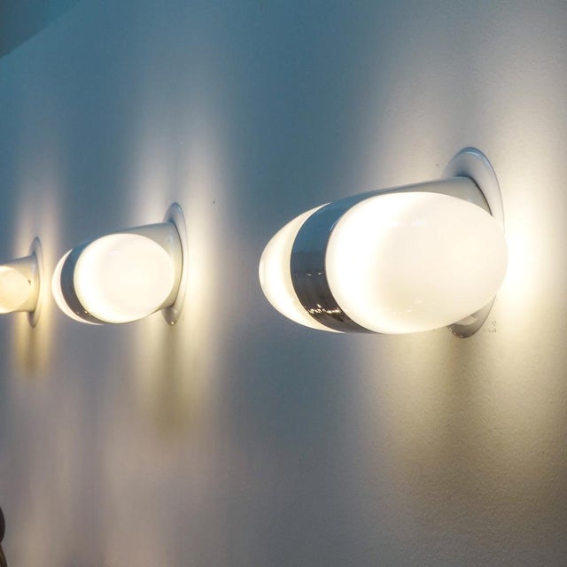 Large Wagenfeld Double Wall Lights, 1950 For Sale - Image 10 of 11