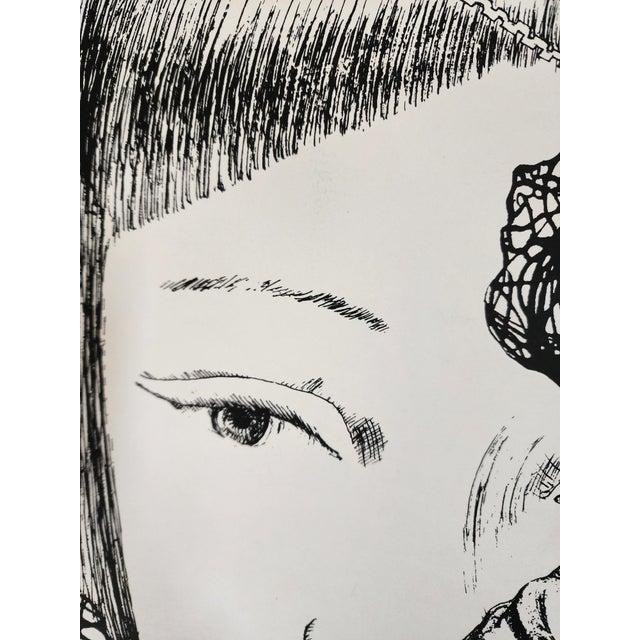 An interesting modern abstract that will entertain you for a very long time. The print is numbered and signed by the artist.