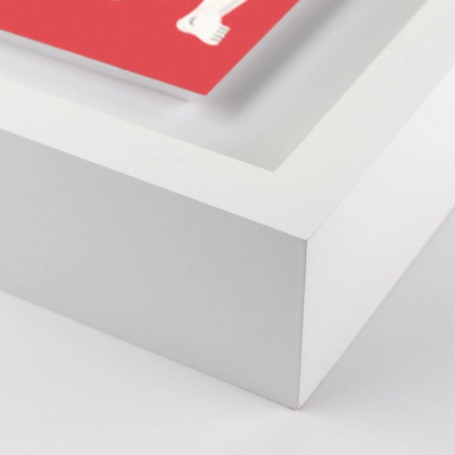 Choreography by Cedric Pierre-Bez, Art Print in White Frame, Small Overall Size: 24x19 Frame Color: White