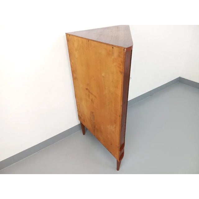 Vintage Scandinavian Teak Corner Storage Unit, 1960s For Sale - Image 10 of 11