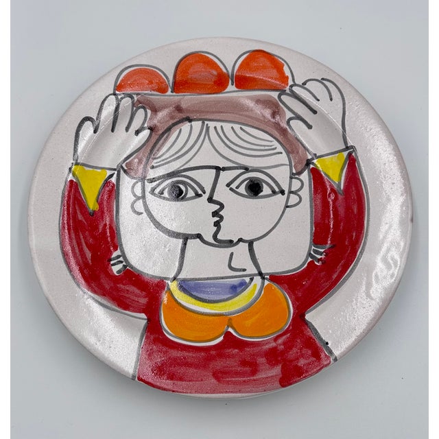 DeSimone was an influential figure in 20th-century Italian pottery, and his work is highly recognizable for its "Picasso-...