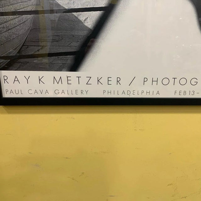1980s 1981 Paul Cava Gallery Ray Metzker Exhibition Poster, Framed For Sale - Image 5 of 6