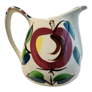 Mid 20th Century Purinton Slipware Large Apple Pitcher