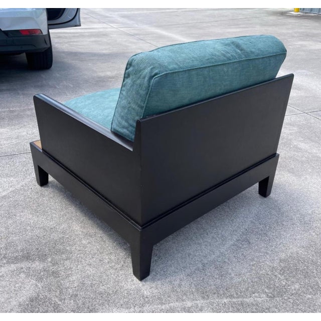 Wood Christian Liaigre Opium Lounge Chair by Holly Hunt, 21st Century For Sale - Image 7 of 11