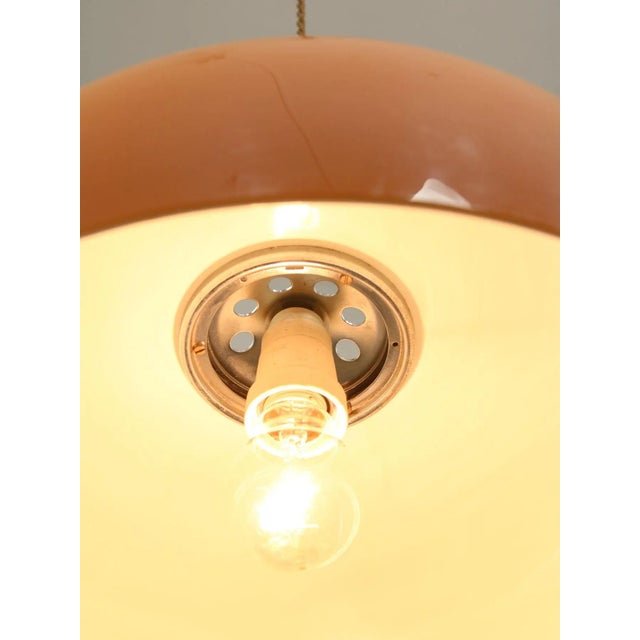 Space Age Brown Pendant Lamp from Guzzini, 1960s For Sale - Image 12 of 18