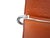 Metal Vintage Chairs in Orange Leather and Iron, 1980, Set of 4 For Sale - Image 7 of 11