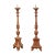 1890s Grand Scale French Painted Candlesticks with Distressed Patina - A Pair For Sale - Image 13 of 13