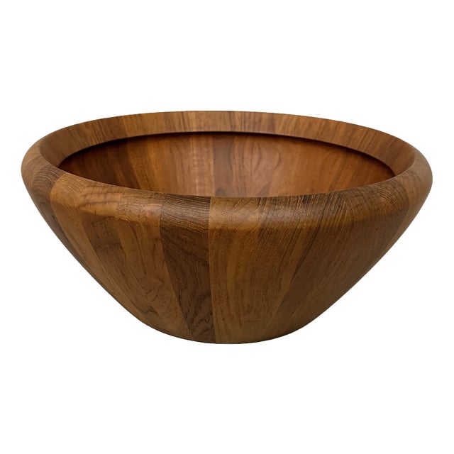Large Teak Bowl by Richard Nissen, Denmark, 1960s For Sale