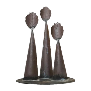 Brutalist Danish Abstract Copper Sculpture, 1970s
