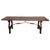 18th Dining or Console Table of Walnut with Lyre Legs and Heavy Top, Spain For Sale - Image 18 of 18