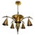 Vienna Secession Brass Chandelider by Dagobert Peche, 1890s For Sale - Image 9 of 9