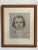 This circa 1950 original pastel portrait of a young woman is simply drawn, but beautifully rendered with a subject whose...