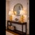 Gold Table Lamps in Polished Brass and Amber Glass from Justfurnituress SRL, Set of 2 For Sale - Image 8 of 10
