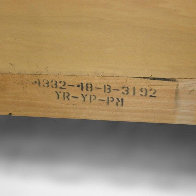 Henredon French Empire Satinwood, Ormolu & Marble Claw Foot Server 20thC For Sale - Image 12 of 18