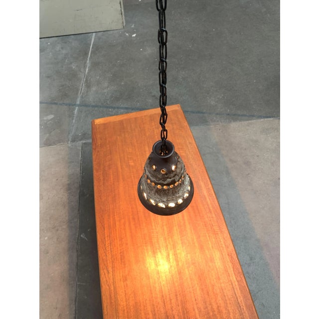 Mid-Century Modern Danish Brutalist Ceramic Pendant from Judi Kunst For Sale - Image 17 of 18