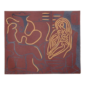 1980s "Femme dans un Fauteuil et Guitariste" (14) Linocuts After Pablo Picasso