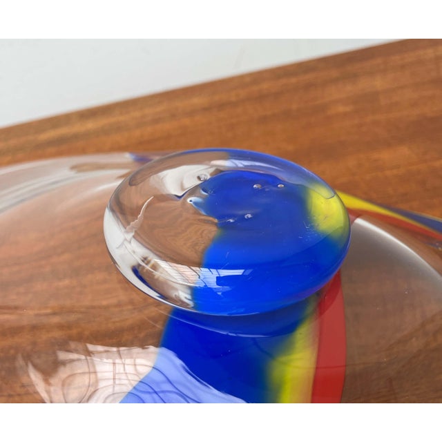 Large Art Glass Bowl from Johansfors, Sweden, 1980s For Sale - Image 16 of 18