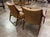 Transitional Pair of Vintage Danish Oak and Leather Club Chairs For Sale - Image 3 of 4