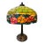 1910s Art Nouveau Wilkinson Co. Floral Stained Glass Table Lamp For Sale