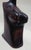 Mid 20th Century African Carved Wood Modernist Sculpture Male and Female Busts - A Pair For Sale - Image 16 of 18