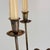 Italian Four-Arm Silverplate Candelabrum with Authentic Patina, 1930s For Sale - Image 4 of 11