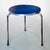 Bauhaus 3-Legged Side Table in Tubular Steel with Black Linoleum Top from Mauser Werke Waldeck Table, 1950s For Sale - Image 4 of 13