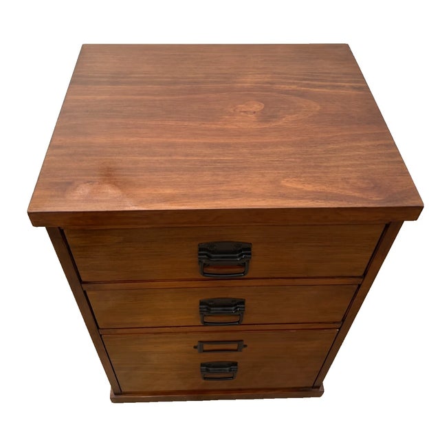 Vintage File Cabinet Mission Arts and Crafts Style Three Drawers One Legal Size For Sale - Image 4 of 13