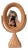 Vintage Wicker Rattan Oval Vanity Mirror For Sale