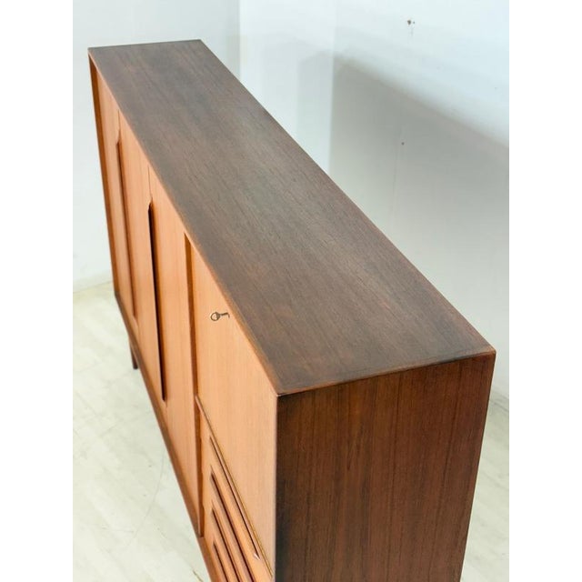 Mid-Century Modern Teak Highboard, 1960s For Sale - Image 16 of 18