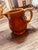 American Vintage Mini McCoy Amber Glazed Ceramic Creamer Pitcher For Sale - Image 3 of 4