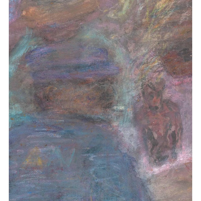 1990s David Koloane Untitled Mixed Media on Canvas, 1995 For Sale - Image 5 of 10