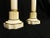 Mid 20th Century Vintage Italian Marble and Brass Column Candlesticks- a Pair For Sale - Image 5 of 11
