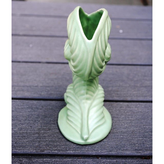 Haeger Vintage Haeger Fiddlehead Fern Vase For Sale - Image 4 of 6