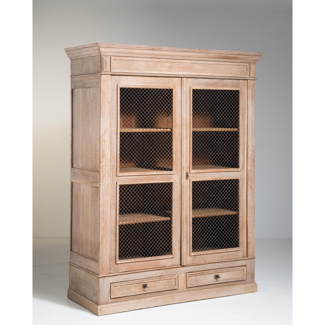 Louis Philippe Vitrine with Mesh Doors, Antique, France, Circa 1880 For Sale - Image 9 of 17