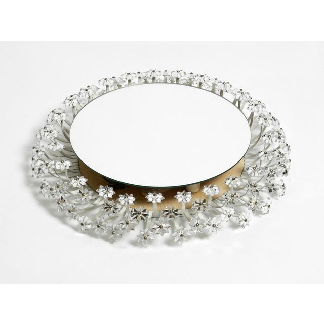 Small Mid-Century Modern Flower Mirror by Schöninger, 1950s For Sale - Image 4 of 18