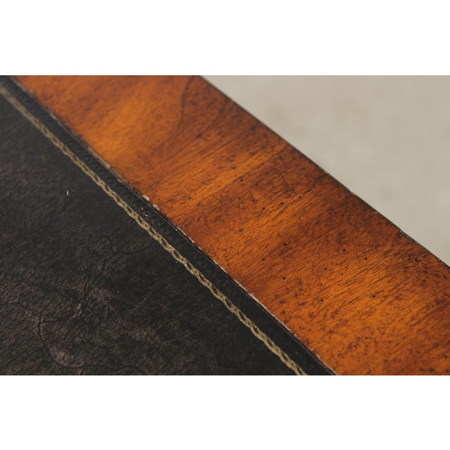 Maitland Smith Leather Top Game Table For Sale - Image 14 of 18