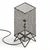 Vintage Table Lamp in the style of Mathieu Matégot, 1950s For Sale - Image 12 of 13