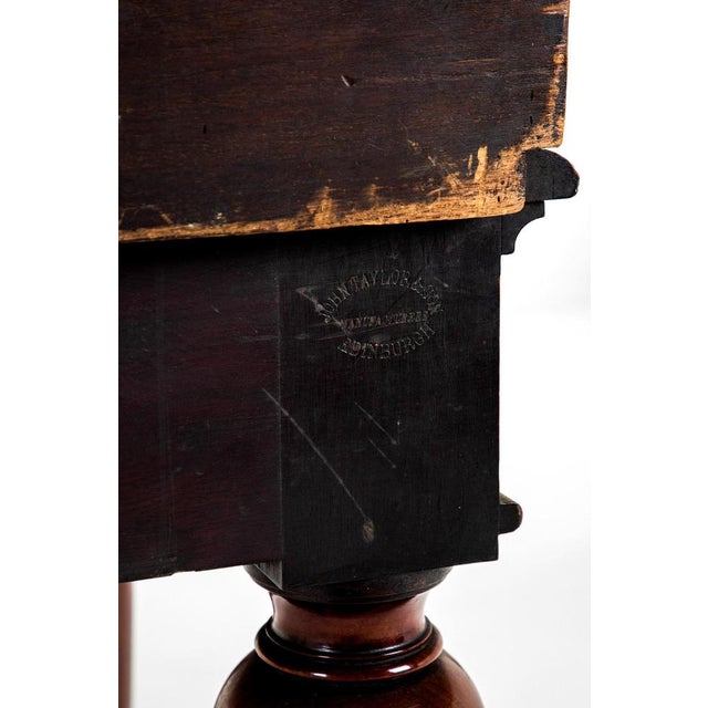 Scottish Mahogany Serving Table from John Taylor & Son Edinburgh For Sale - Image 15 of 16