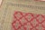 Textile Bokhara Jaldar Rug 8’1” X 10’1” Pink Wool Tribal Hand-Knotted Oriental Carpet For Sale - Image 7 of 14