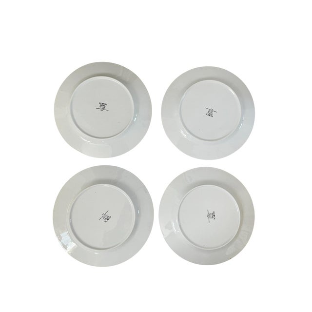 Set of 12 Vintage Block Black & White Wildlife Dinner Plates, Spal Portugal For Sale - Image 9 of 9