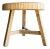 Vintage Elm Wood Chop Block Table #Q53 For Sale