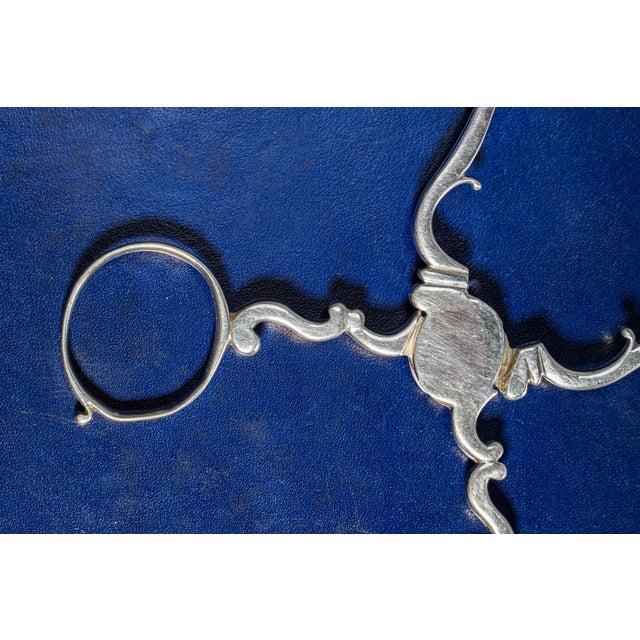 19th Century Beautiful English Georgian Antique Sterling Silver English Sugar Nips Tea Tongs For Sale - Image 5 of 12