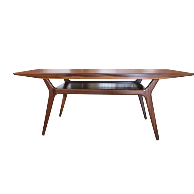 Coffee Table in Teak and Walnut from Vamdrup Stolefabrik, 1960s For Sale - Image 12 of 12