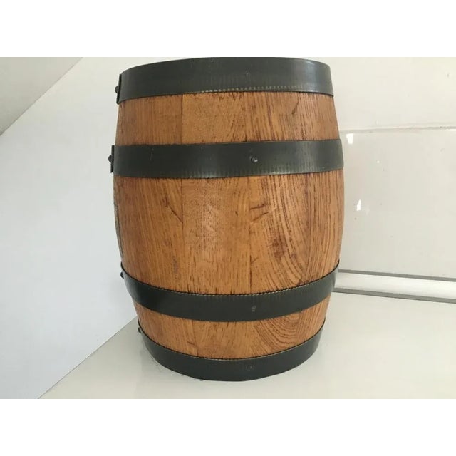 Mini Wooden Barrel, 1970s For Sale - Image 9 of 10